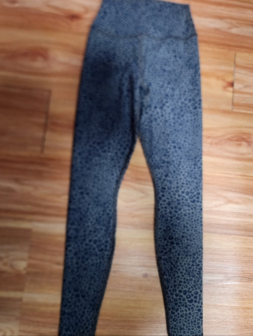 ALO Yoga Grey Leopard Print High-Waist Leggings